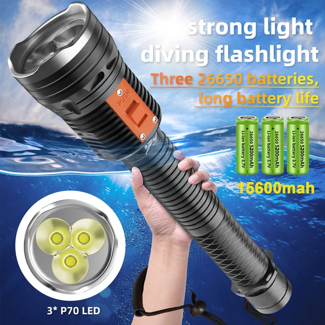 Lampe de poche à batterie LED 3-en-1 pour Professionnels