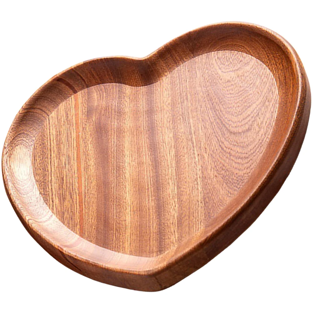 

Heart Shaped Plates Dessert Trays Sushi Serving Tray Candy Dishes Decorative Wooden Pallets Decorate Valentines Day Candy Dish