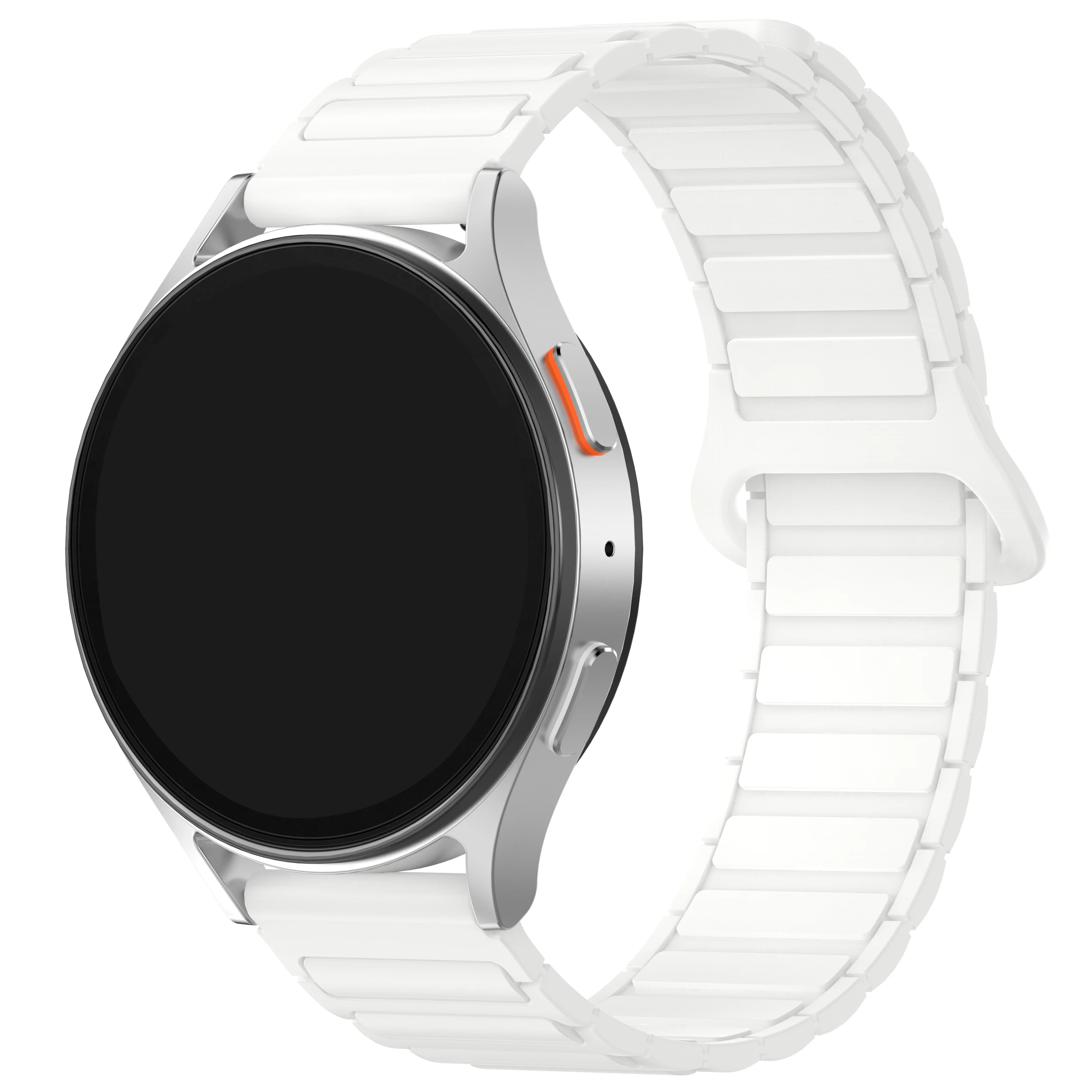 Magnetic Loop Silicone Sport Band - Universal Smartwatch Accessory, 22mm/20mm Strap