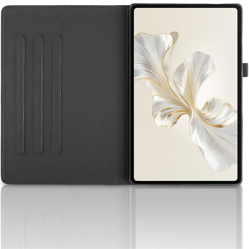 Premium PU Leather Rotating Stand Case with Tree Design