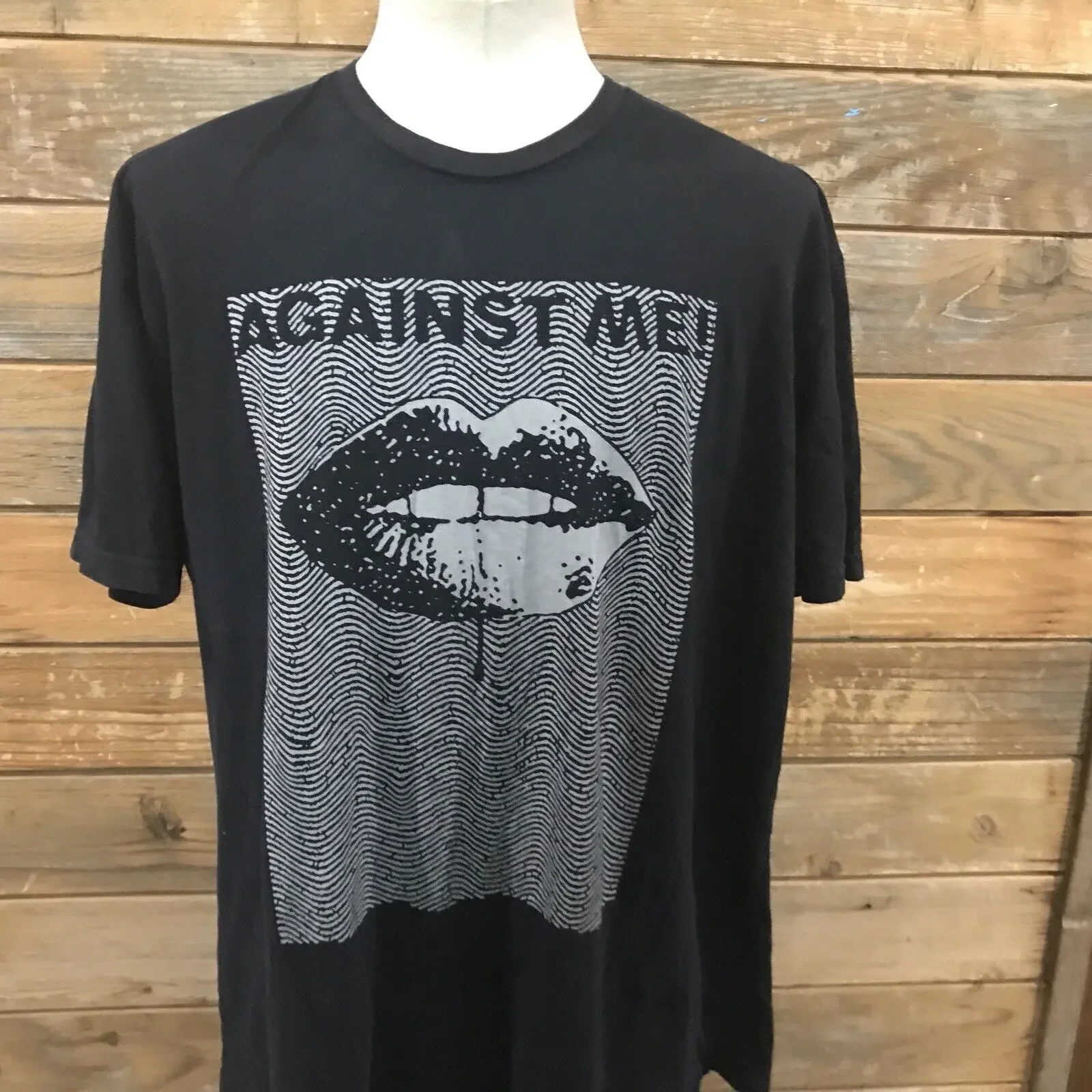 

Новый список против меня! Футболка FL Мужская в стиле панк-рок с принтом губ, размер XXL