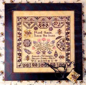 Chinese cross stitch kits embroidery needlework sets beautiful bee pattern DIY 40-40
