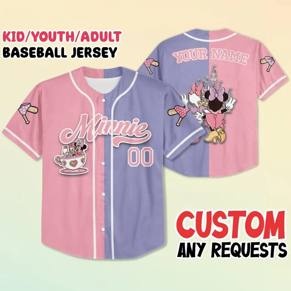 MINI MOUSE JERSEY SET - LILAC main image 0