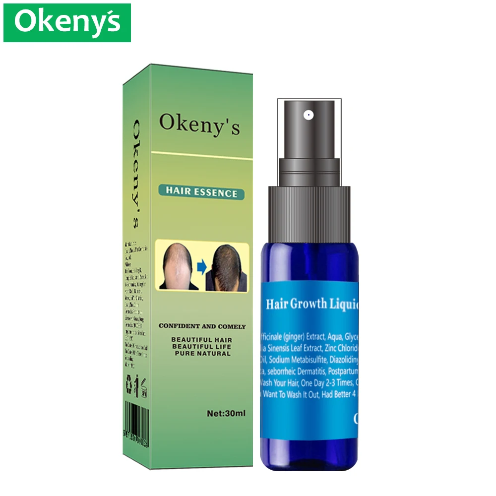 Ginger Andrea Hair Growth Essence Oil Fast Grow Dense Restoration Anti Hair Loss Product Sunburst Alopecia for Woman Man 30ml 6
