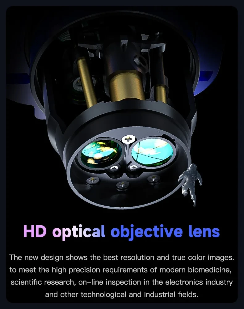 메카닉 D65T-B11 삼안 입체 현미경 6.5-65배 줌 HD 광학 렌즈 휴대폰 전자 PCB 납땜 도구 키트