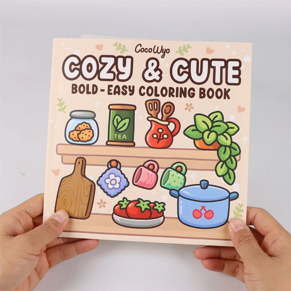 Halloween Spectre Coloring Book COZY&CUTE Coloring Book for Adults and Teen Featuring Adorable Creepy Creatures Painting Gift 2