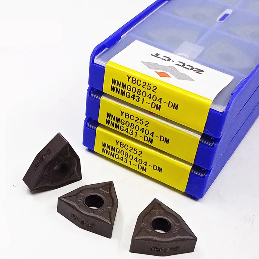 

WNMG080404-DM YBC252/WNMG080408-DM YBC252/WNMG080412-DM YBC252/WNMG080416-DM YBC252 ZCC.CT CNC carbide inserts 10pcs/box