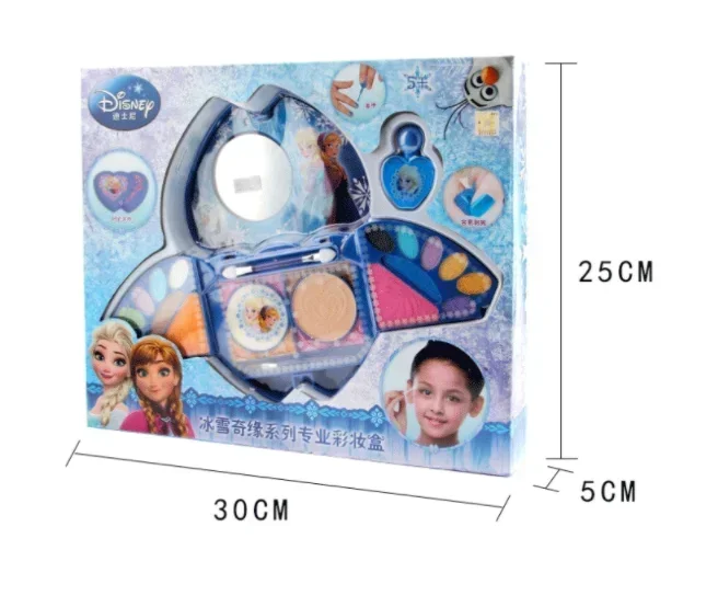 Disney Frozen Children's Makeup Set Girls' Toys Elsa Princess Makeup Box Birthday Gift