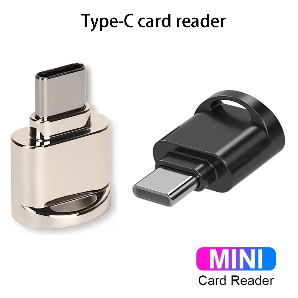 High-Speed USB-C Card Reader with TF Card Support and OTG Capability