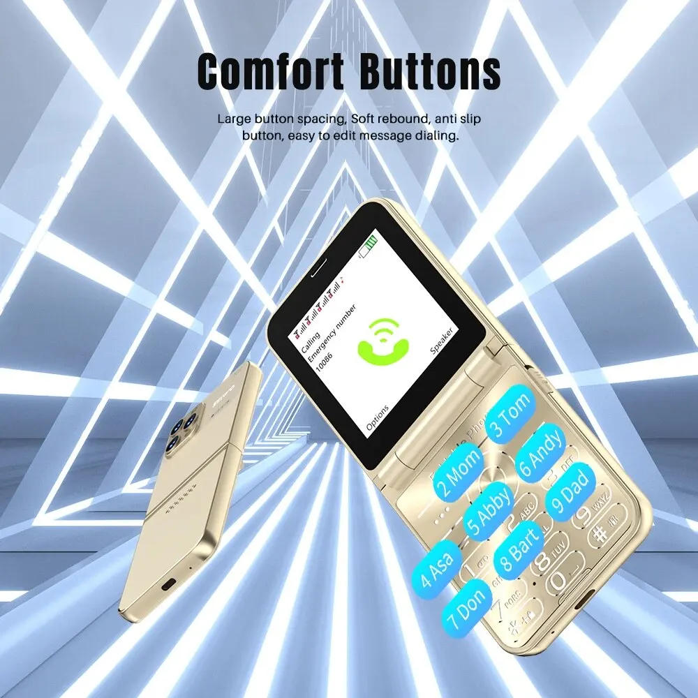 Рисунок 2 - SERVO Flilo7 Новый Флип-телефон с 4 SIM-картами