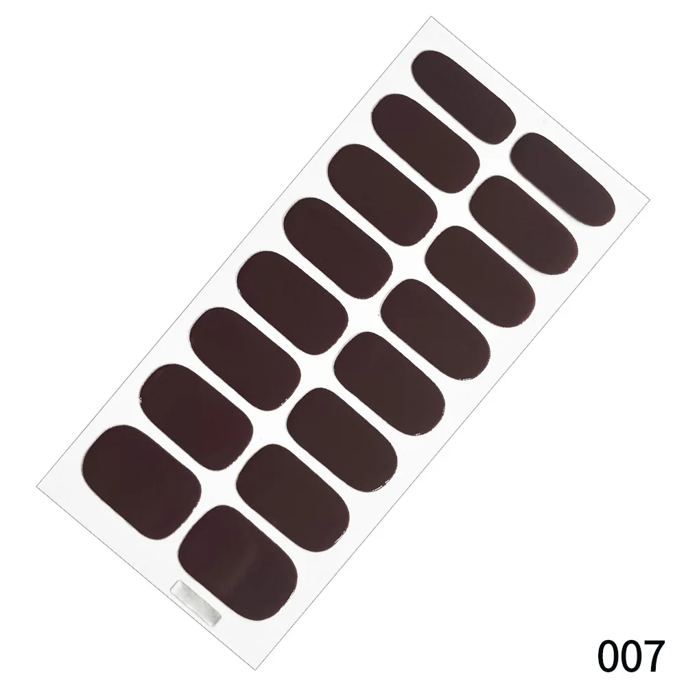 Long-Lasting Semi Cured Gel Diy-Friendly Semi-Cured Easy-Apply Nail Art Non-Toxic Gel Nail Wraps For Everyday Wear 3