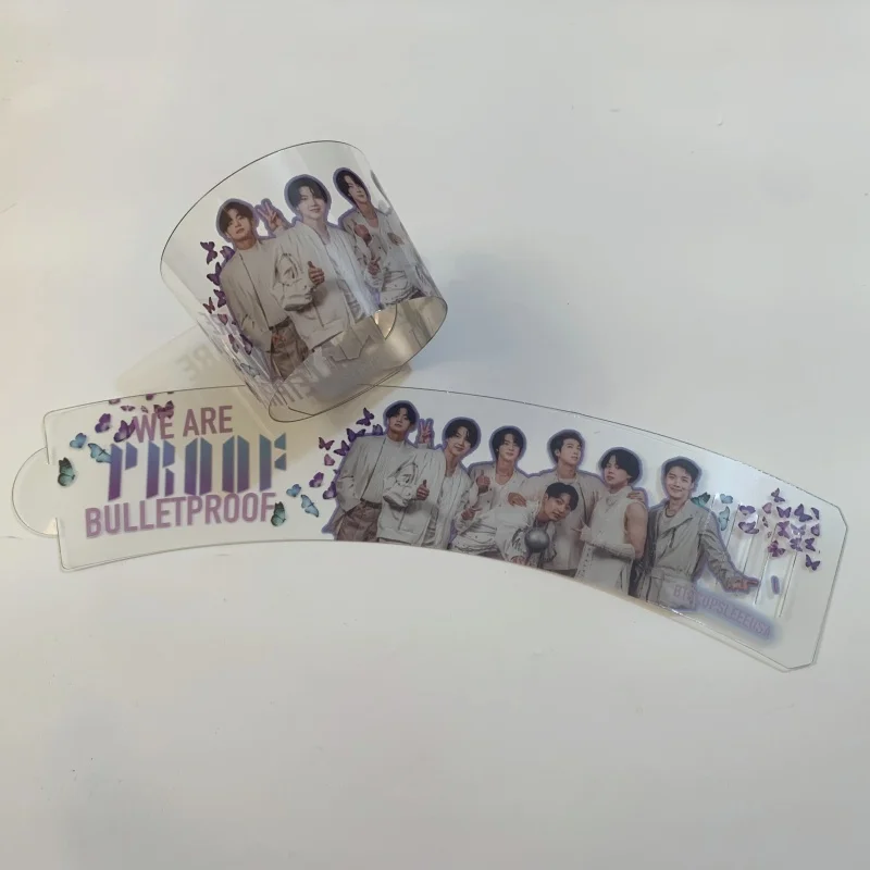 Custom  Custom plastic PVC transparent paper cup holder kpop idol cup sleeves