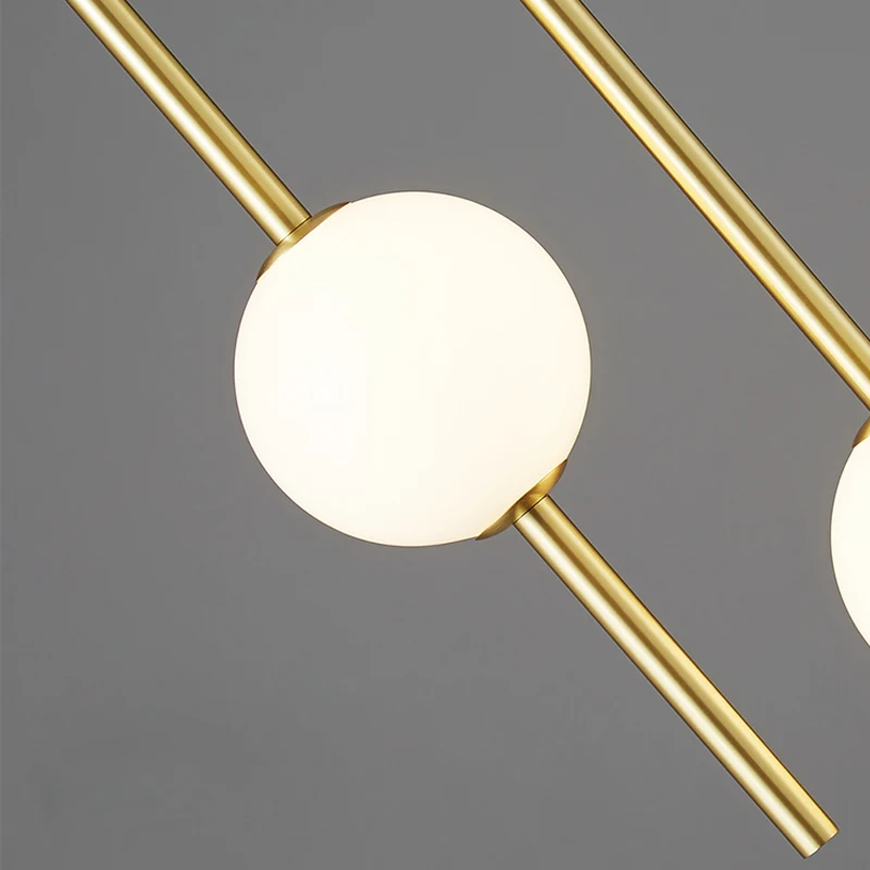 Nordic Einfache Glas Ball Anhänger Lichter Esszimmer Schlafzimmer Decor Hängende Lampe Restaurant Bar Suspension Kronleuchter Beleuchtung