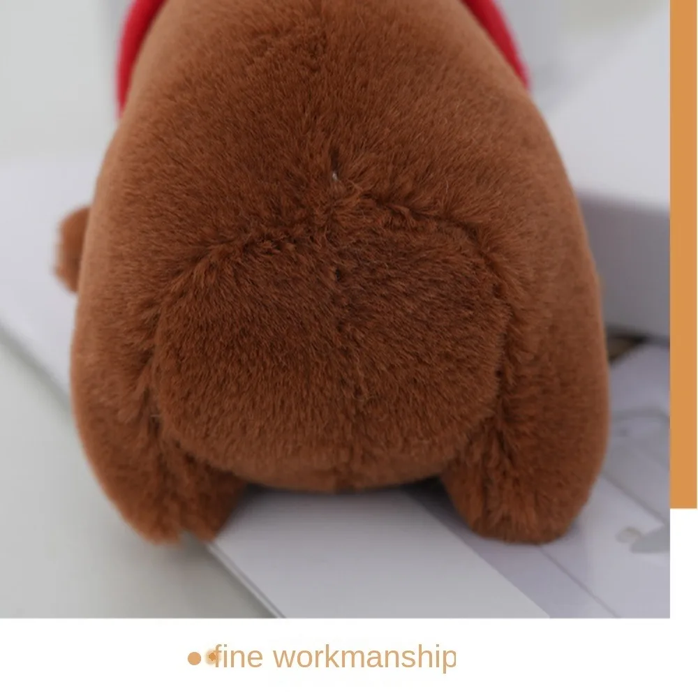 Cartoon Capybara Plush Keychain Soft Stuffed Animal Toy Gift_voghion.com