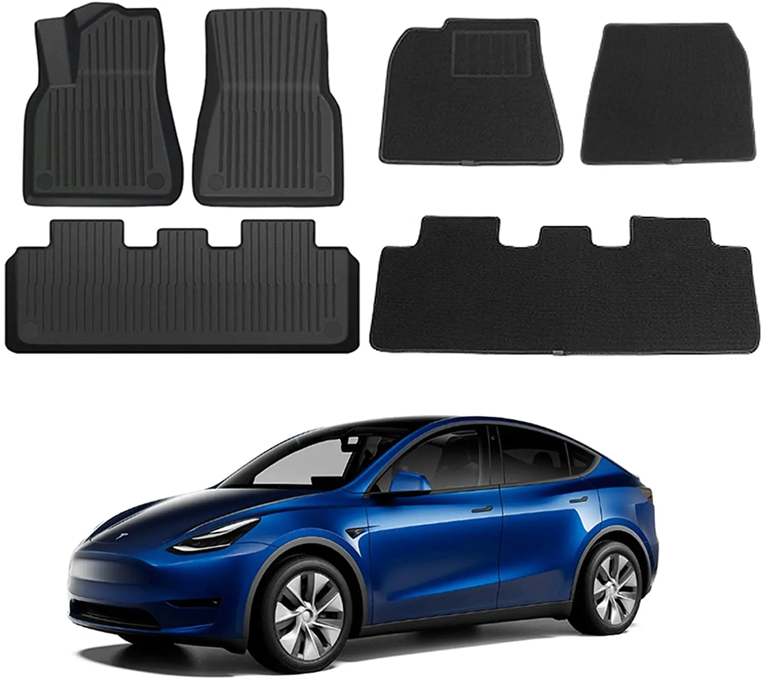 For 20192022 Tesla Model 3 Y Floor Mats 2 Waterproof Layer Superior