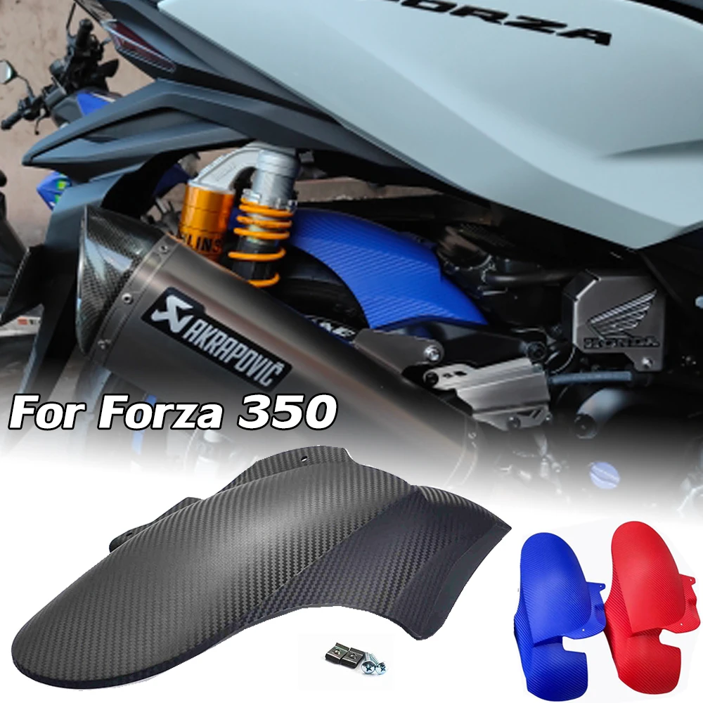 

For Honda Forza 350 Rear Fender Mudguard Motocross Mud Flap Splash Guard NSS350 2020 2021 2022 Forza350 Accessories Carbon Fiber
