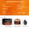 Batana Oil Scalp Scrub for Strengthening Hair Deep Cleaning Nourishing Soothing Clarifying Shampoo for Sensitive Scalp Hair Care 5