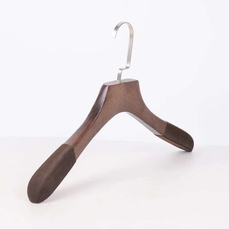 Wooden Suit Hangers Solid Wood Coat Hangers Heavy Duty, Smooth Finish