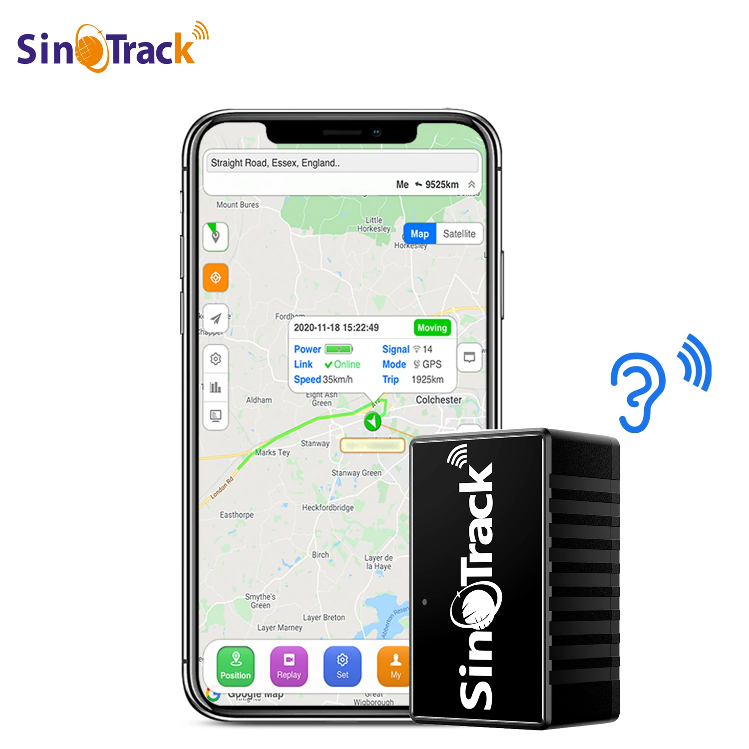 Mini Builtin Battery GSM GPS Tracker ST-903 for Car Kids Personal Voice Monitor Pet track device with free online tracking APP
