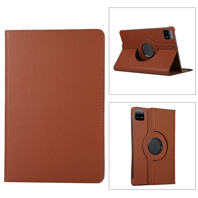 PU Leather Tablet Cover 360 Rotation For Redmi Pad SE mini 8.7 Pro 12.1 SE 11 10.61 For Xiaomi Pad 5 6 11 6S Pro 12.4