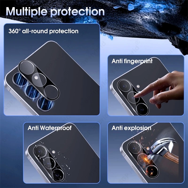 Premium 3D Curved Glass Camera Protective Case