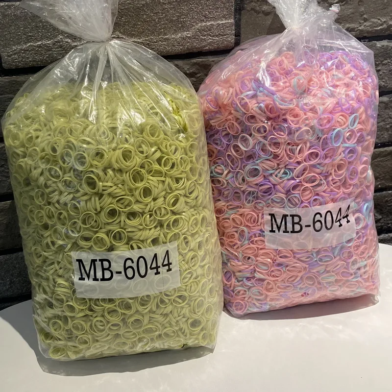 

Около 21000 шт., маленькая Толстая искусственная резинка для девочек, эластичная резинка для волос, Детская резинка для хвоста, оптовая продажа