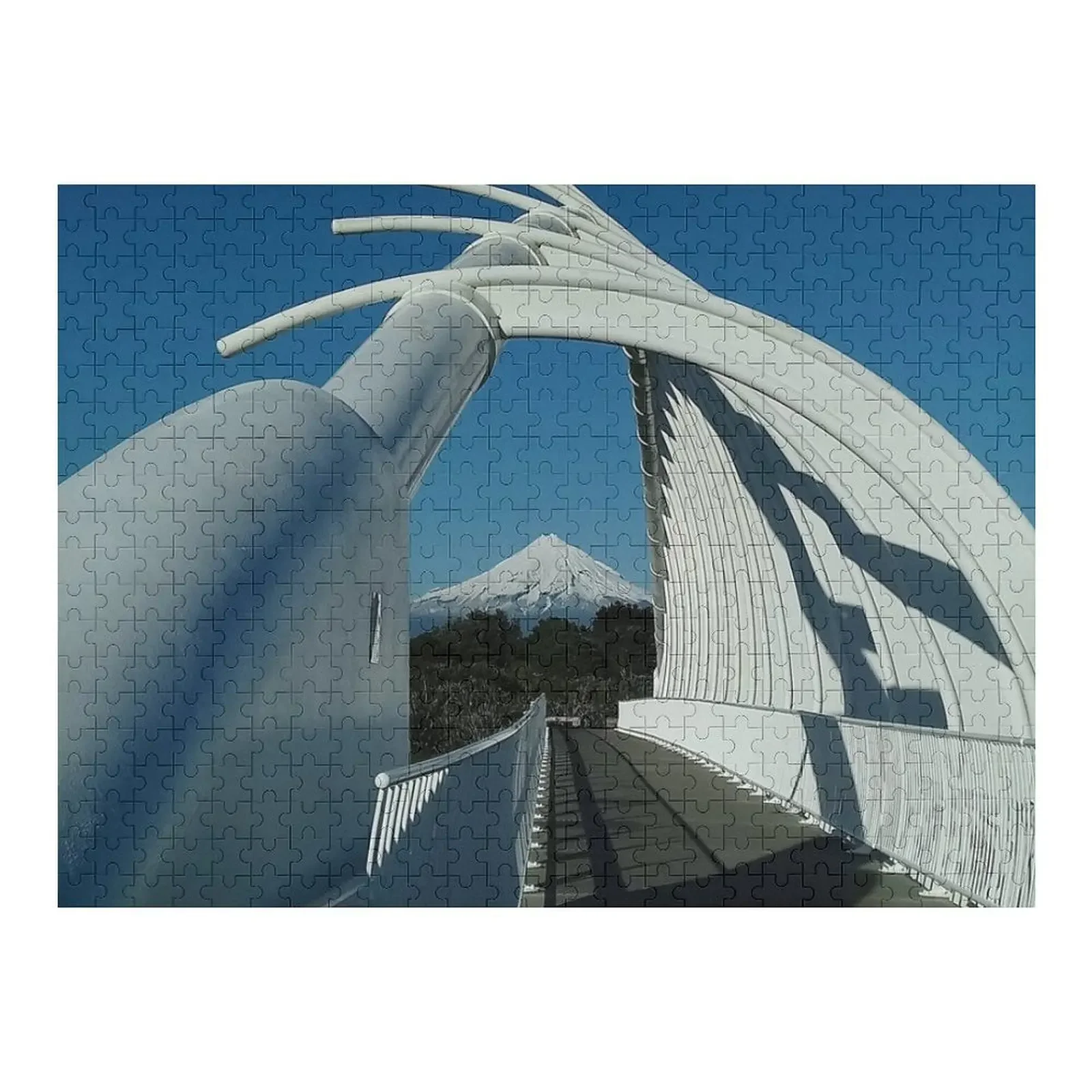 Mt Taranaki, New Zealand Jigsaw Puzzle Customizable Gift Photo With Photo Customizeds For Kids Custom Wooden Gift Puzzle