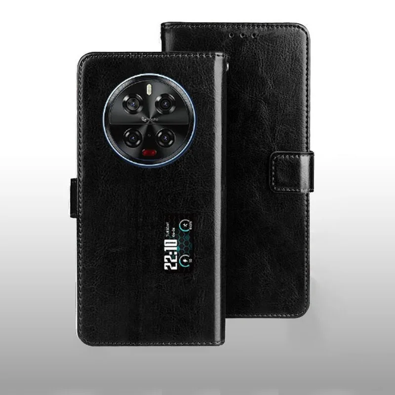 Leather Flip Case with Magnetic Stand and Card Slots - Executive Edition Phone Accessory