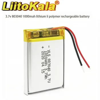 Batteria Ricaricabile ai Polimeri di Litio 3.7V 803040 1000mAh per E-book, Tablet, Giocattoli, Dispositivi Mobili e Ricambio