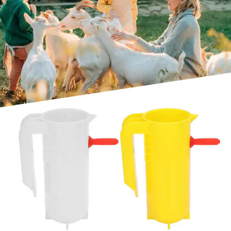 Drinking Bowl Lamb Milk Feeder Bottle 800ml Scale Accurate Quantitative