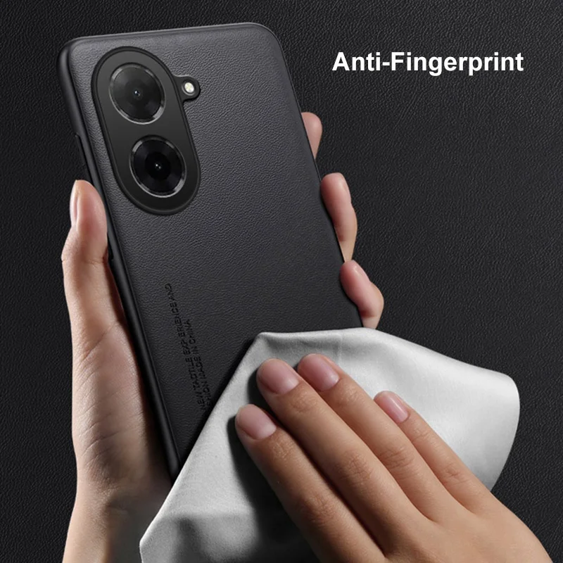 Luxury PU Leather Shockproof Phone Case - Full Protection Back Cover