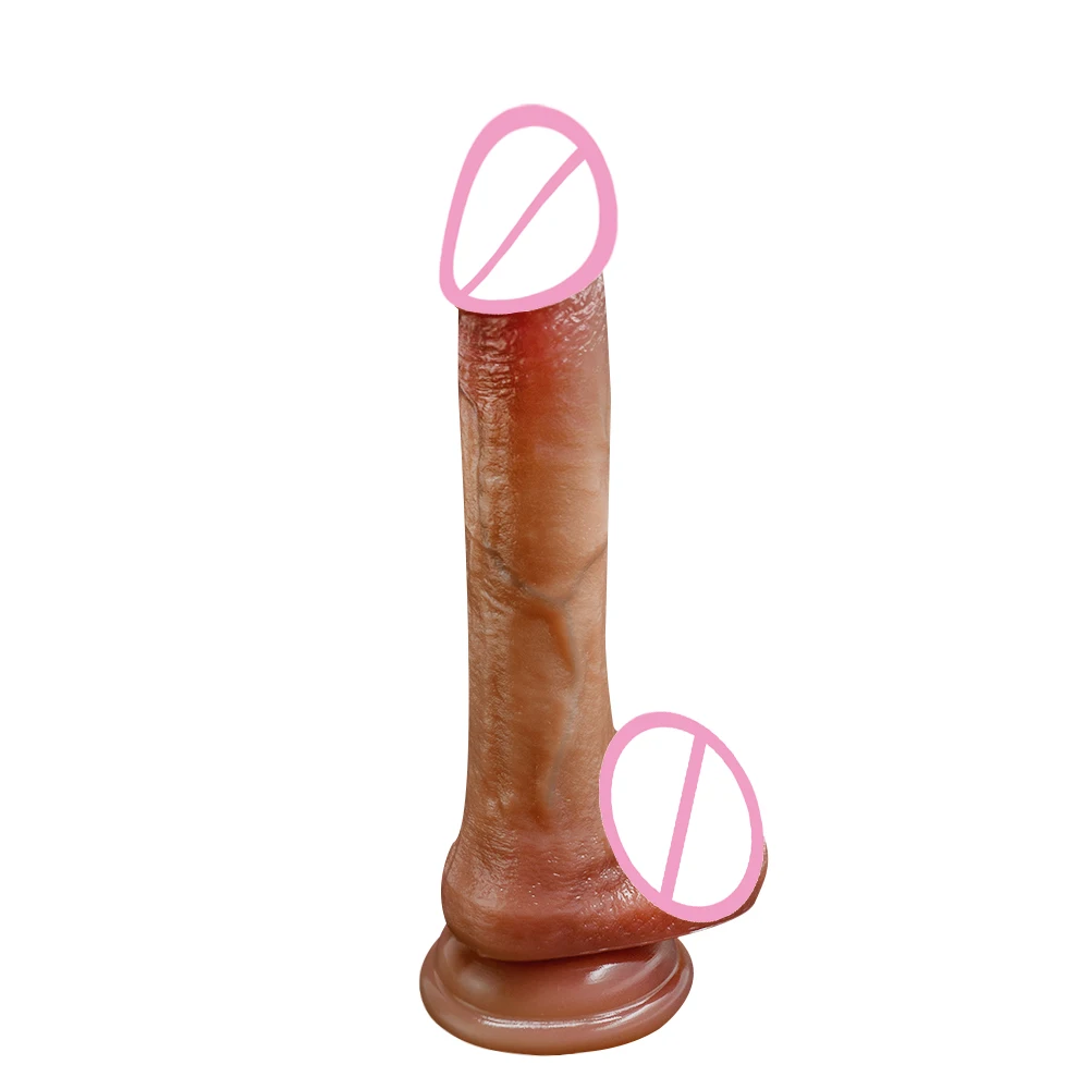 Dildo Soft Realistic Penis Small Butt Plug Suction Cup Double Layer Silicone Anal Sex Toys For Woman Masturbator Adults 18+ Shop