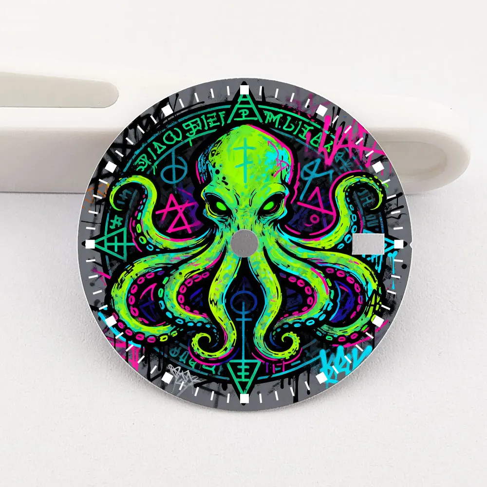 Creative Pattern 28.5mm Watch Dial with Color Printing