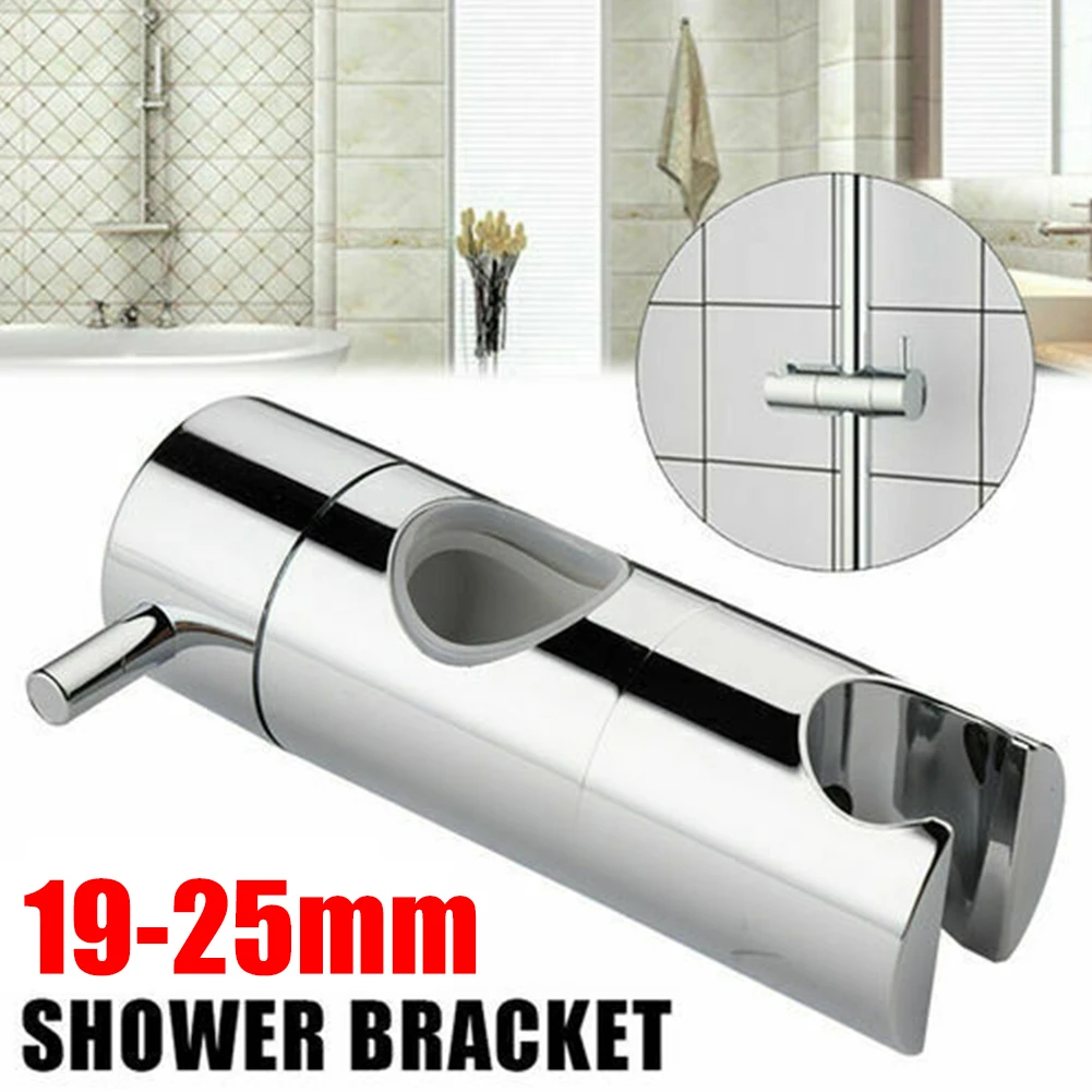 Shower Bracket Shower Rail Holder Adjustable ABS Chrome Shower Head