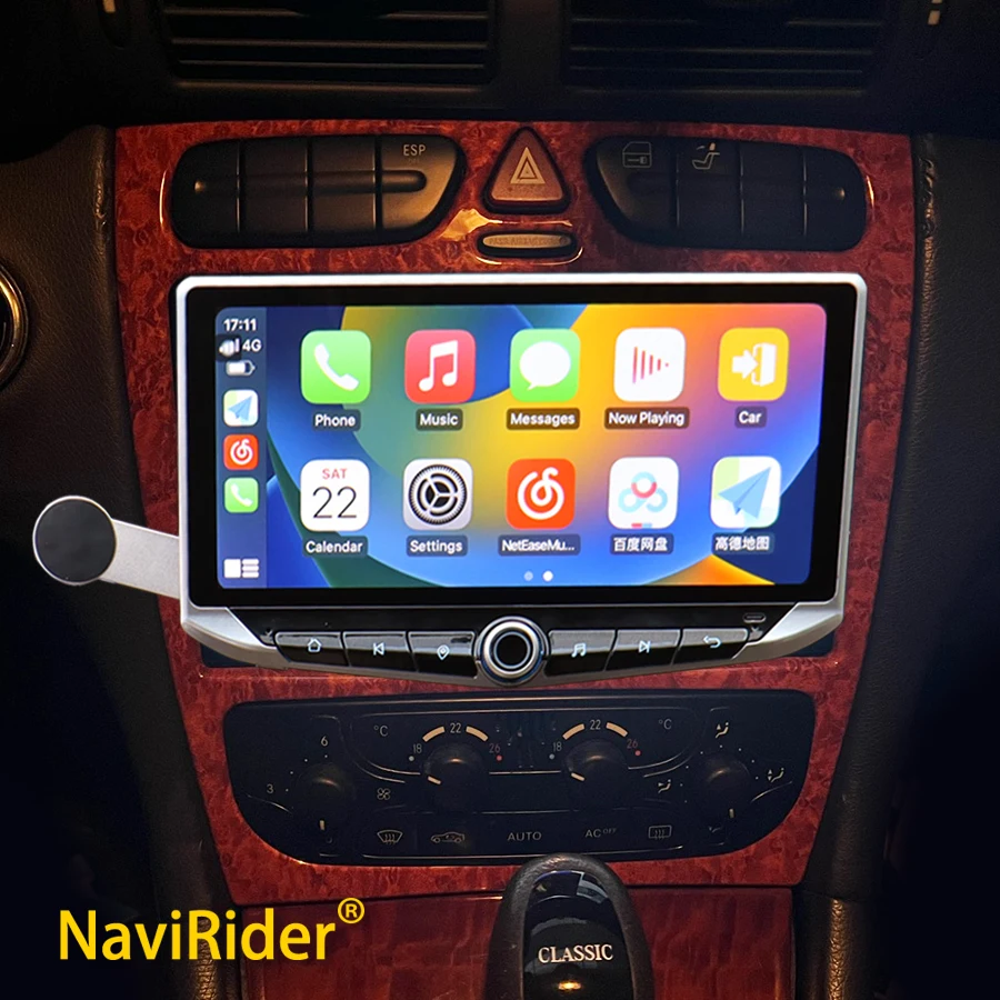 

10.88" Qled Screen for Mercedes Benz C Class W203 C200 C320 C350 CLK W209 2002-2005 Android Car Radio Stereo Multimedia Player
