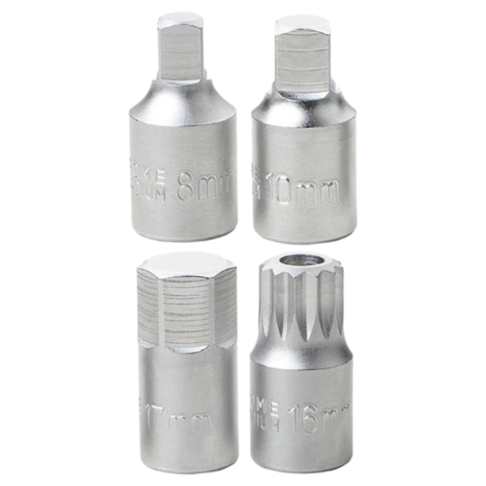 1Pcs Ölwanne Ablauf Steckschlüssel Für M16 H17 S8 S10 3/8 Stick Auto Reparatur Getriebe Schraube Schlüssel Metall Getriebe öl Ablauf Schraube – Detail 5
