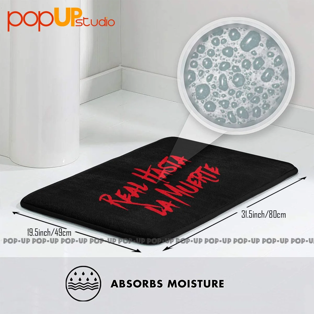 Real Hasta La Muerte Anuel Aa Album Mat Rug Carpet New Doormat Mat Floor Welcome Mat Light Luxury 3