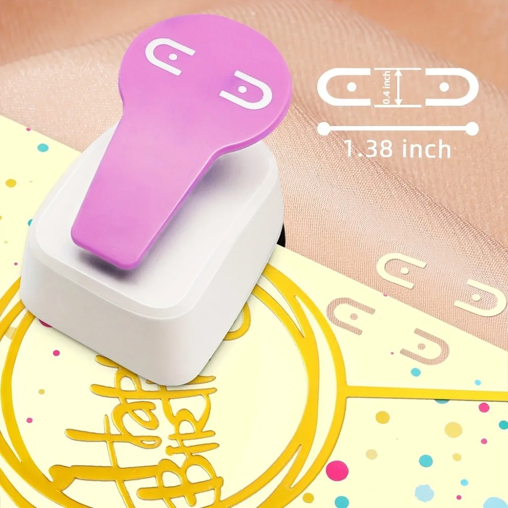 Sturdy Earring Card Hole Punch Portable Perforator Metal Scrapbook DIY Punching Machine circle hole punch hole punching tools paper craft punch paper punch