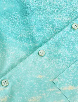 KYKU Men's Casual Button-Down Shirts Hawaiian Shirt Short Sleeve Beach Clothes with Pockets 5