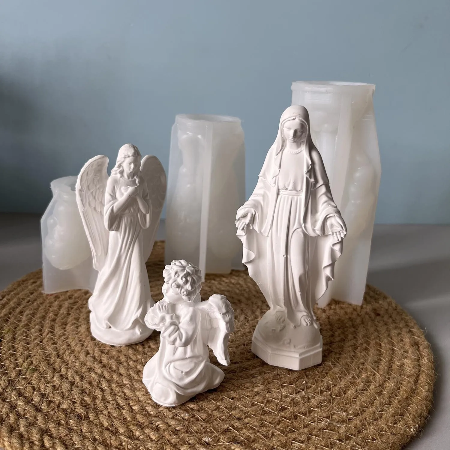 Virgin Mary Plaster Mold 3
