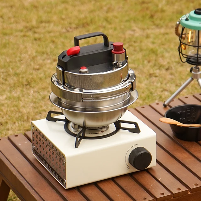 Multifunctional Small Pressure Cooker Nonstick Kitchen Cooking Pot Rice Cooker 304 Stainless Steel 5-minute Quick Cooking Pot 3