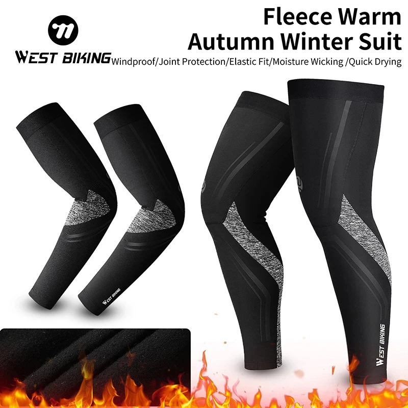 Winter Cycling Leg Warmers Men Women
