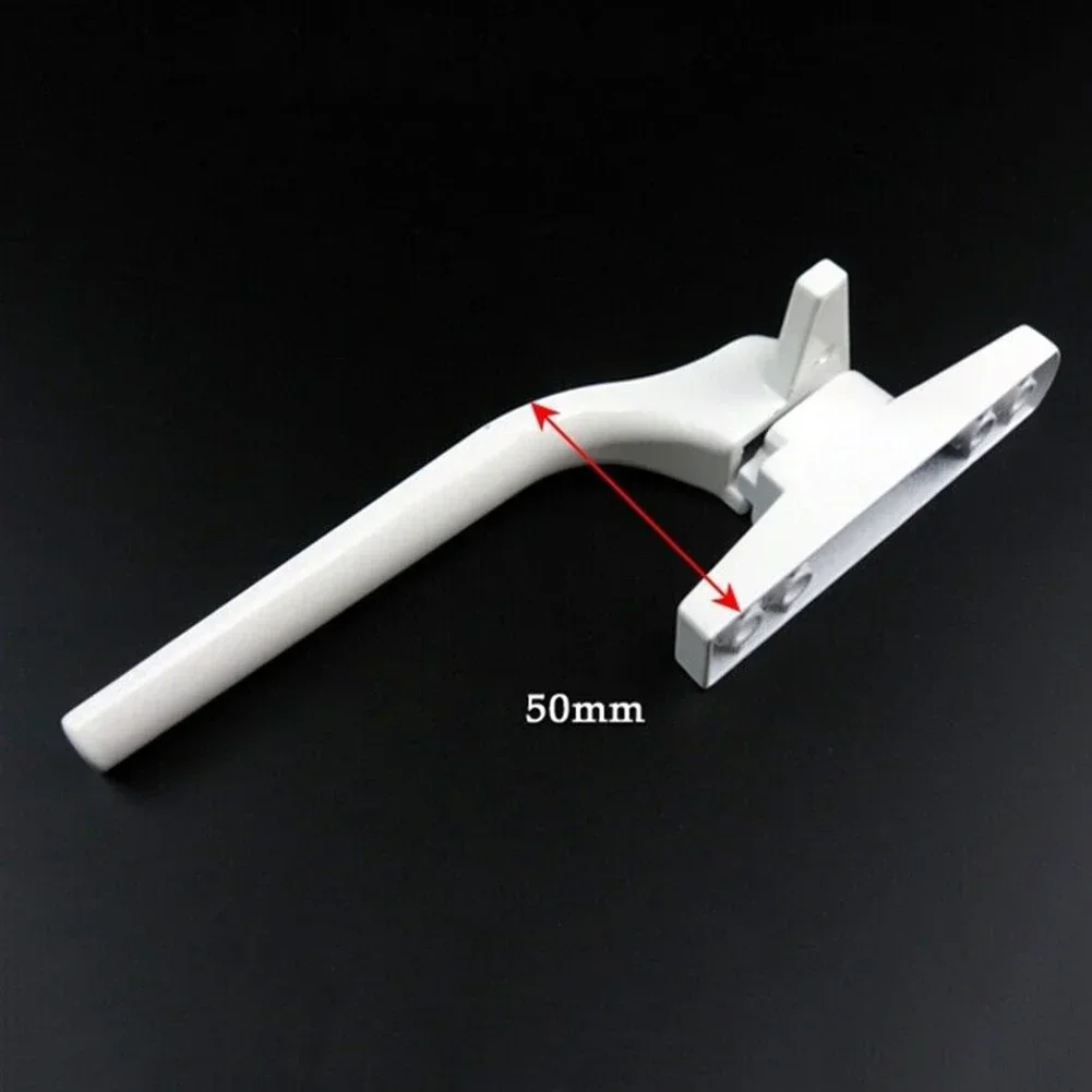 Window Handles Left Right Hand Aluminum Alloy External Flat Handle 7mm Wide Universal For Window Window Accessories Building Hardware