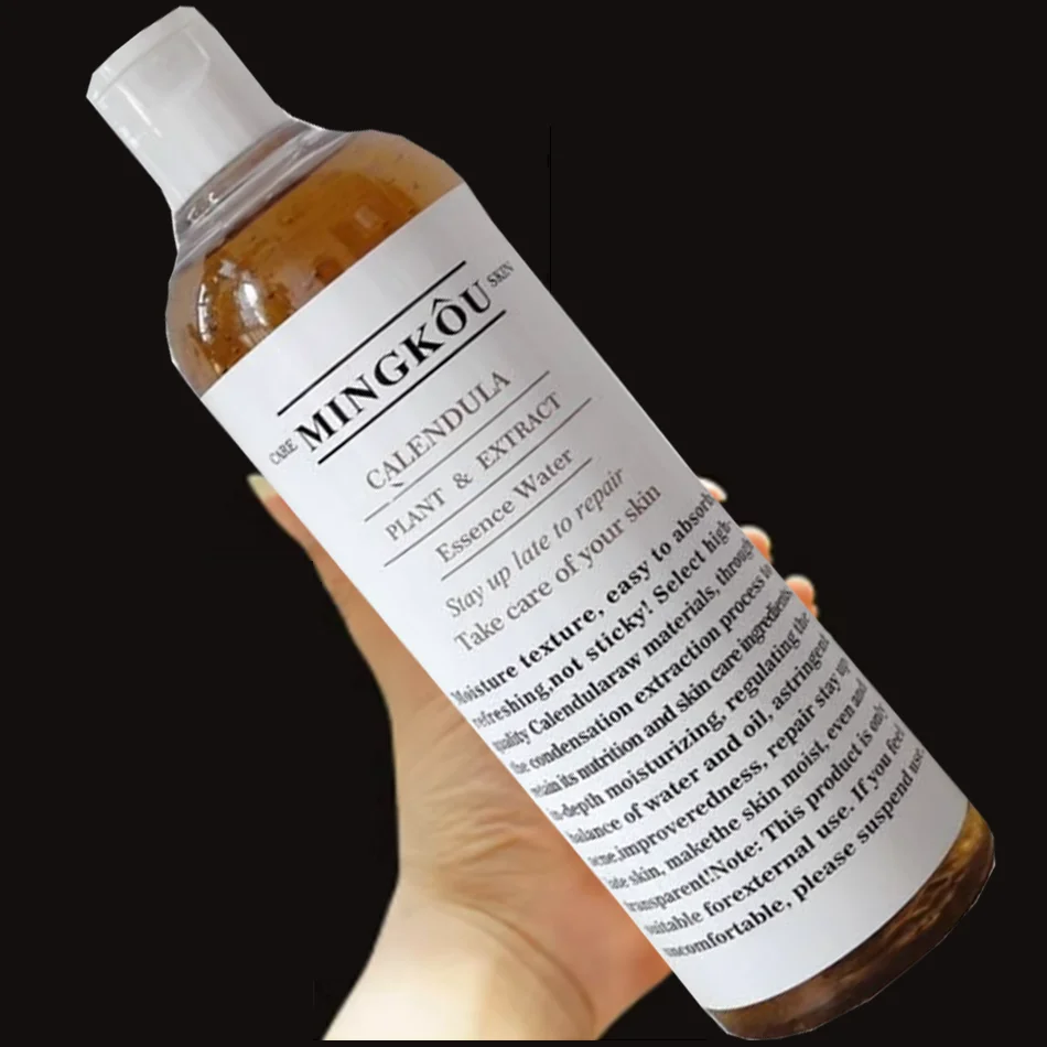 500ml Calendula Plant Extract Toner Oil Control Acne Hydrating Contractive Pore Brighten Skin Tone Improve Dullness Skin Care toner remove acne face toner