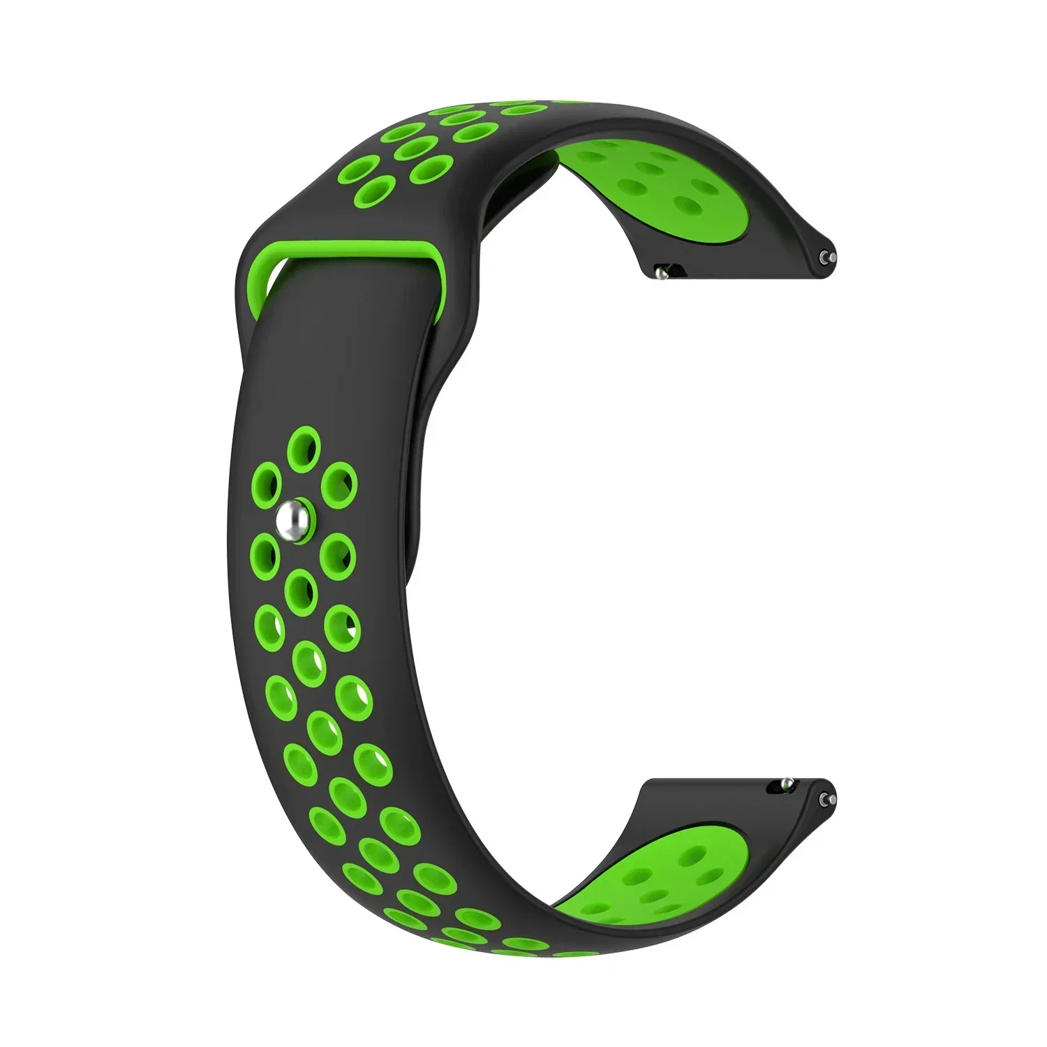 Breathable Sports Silicone Strap - Versatile 20mm/22mm Wristband