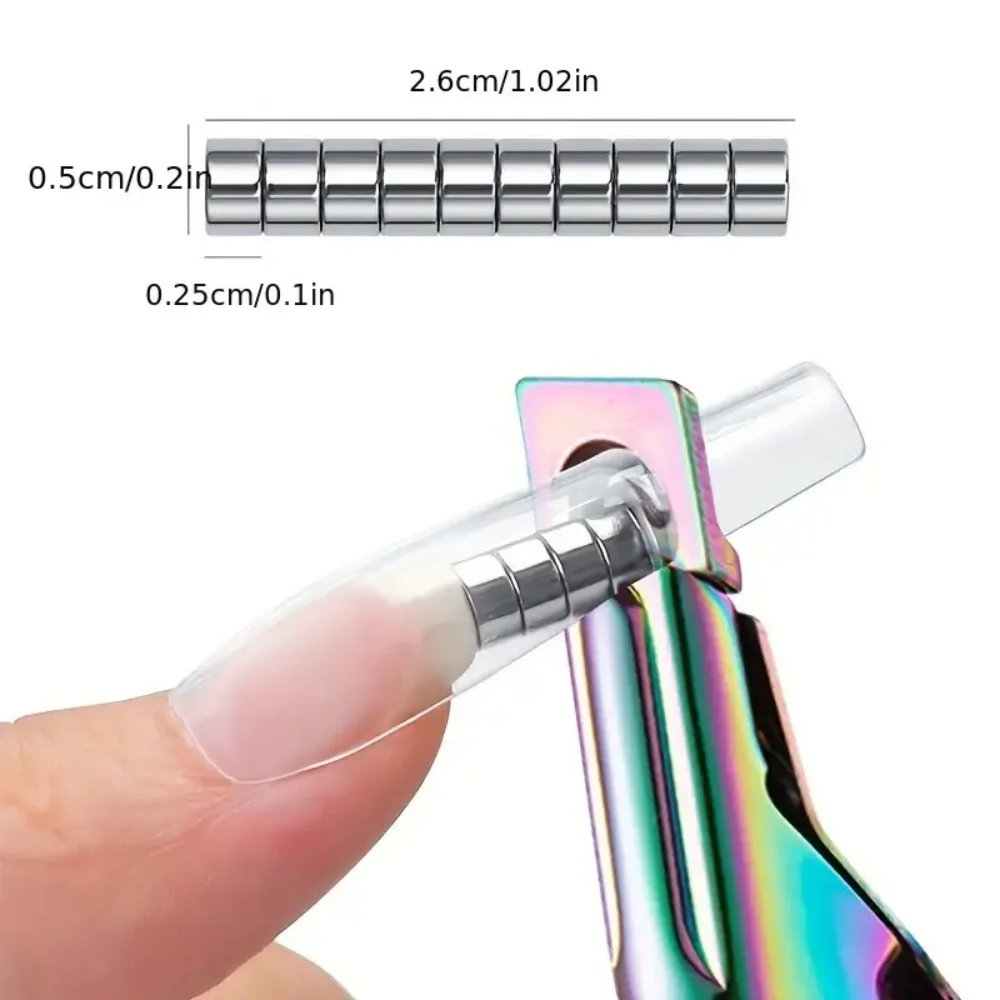 20 pcs Round Magnet Nail Clippers Small Magnets for Nail Art Acrylic False Tips Cutters Edge Clipper Manicure Tools nail clipper set nail clippers manicure nail clipper set nail clippers kit