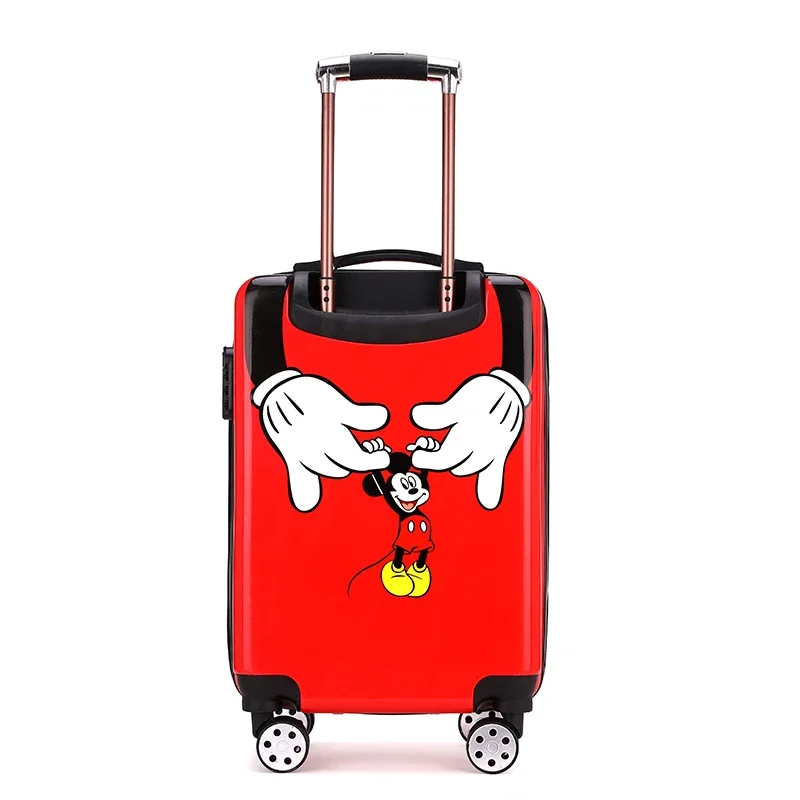 UNITTO Valise de Voyage pour Enfant à roulettes, Enfants Promenade sur  Valise, Cartoon Mignon Valise pour Enfants ABS+PC Valise de Voyage sur  Roues Assis et Ride Trolley Sac à Bagages avec Serrure,A 