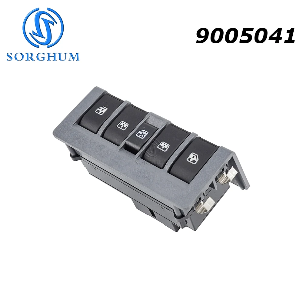 

SORGHUM 13 Pins 9005041 90800027 For Chevrolet New Sail 2010-2014 Power Car Window Glass Lifter Switch 5 Buttons 9005043