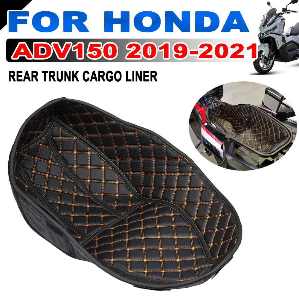 

For Honda ADV 150 ADV150 2019 2020 2021 Motorcycle Accessories Rear Trunk Cargo Liner Protector Seat Bucket Pad Storage Box Mat