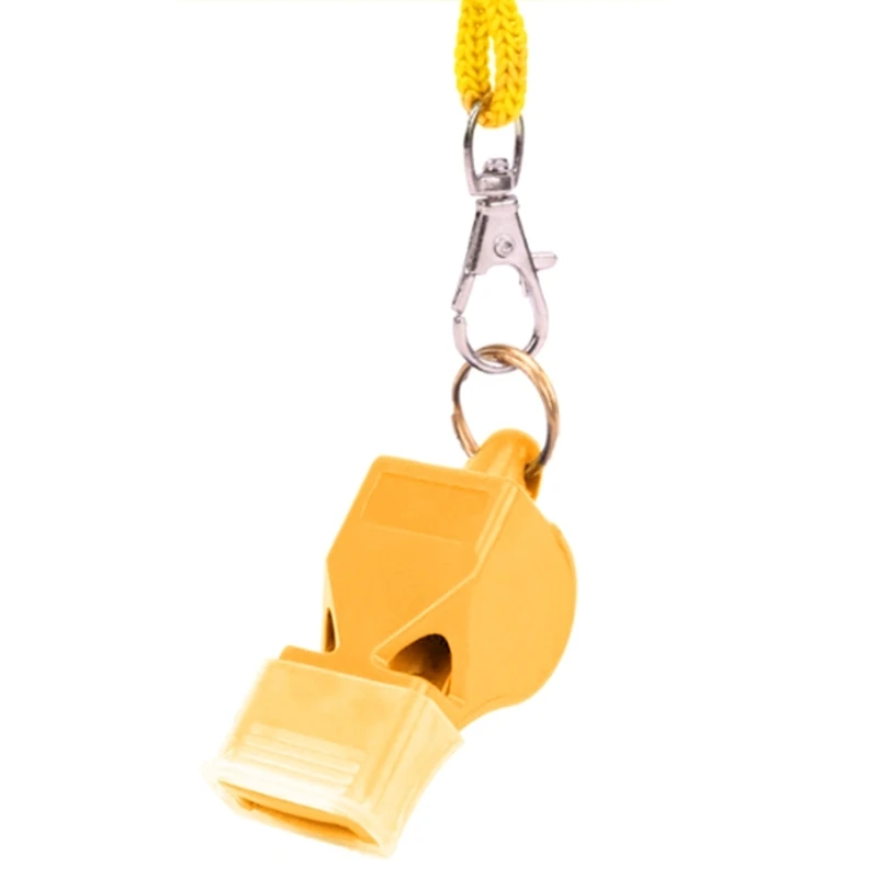 

Plastic Sports Whistles with Lanyard Loud Sound Whistles Emergencies Survival for Coaches, Referees
